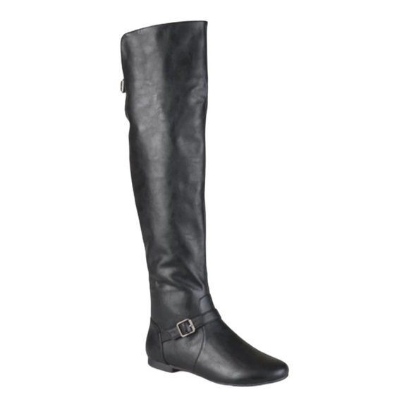 Journee Collection LOFT WIDE CALF boots in black - Picture 13 of 15